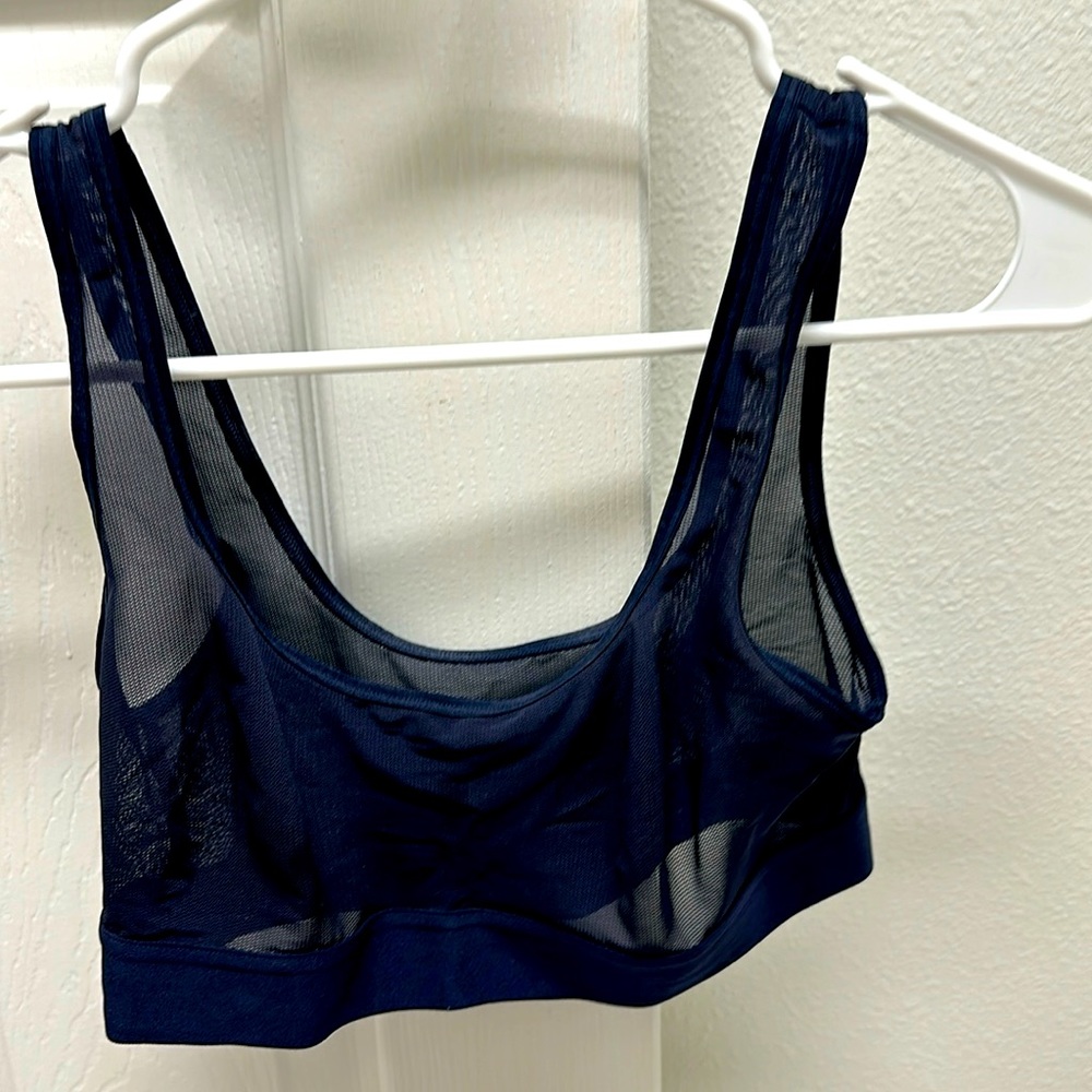 Negative underwear Sieve Bra Tank- Navy size 1